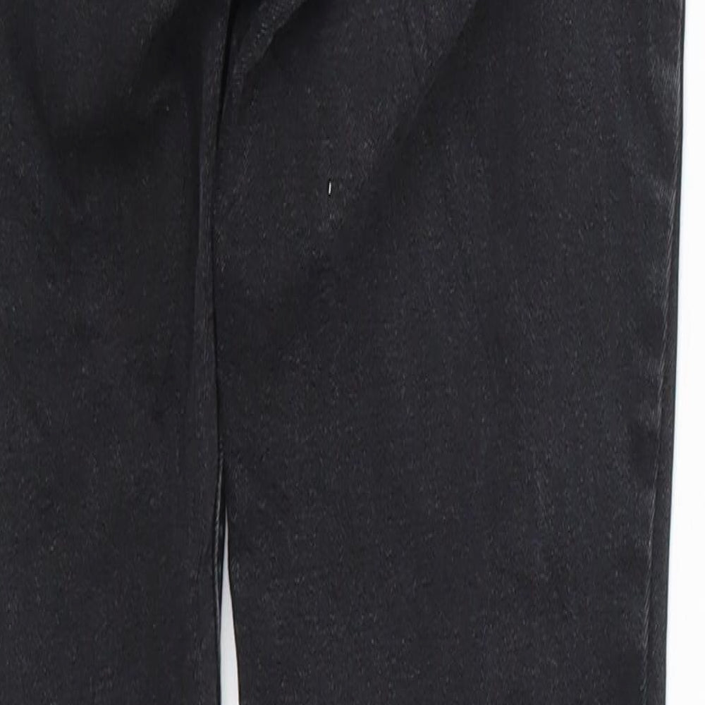 Womens UK Size 4 MNG Regular Fit Skinny Black Jeans