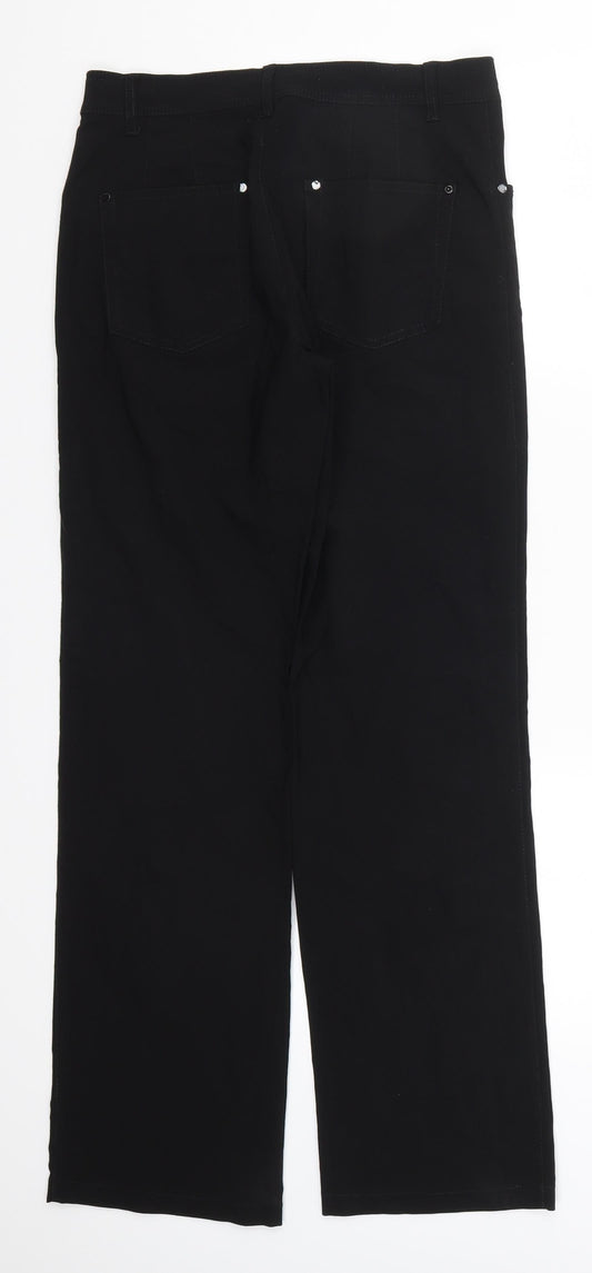 Baggini Womens Black Trousers Size 29 in L29 in