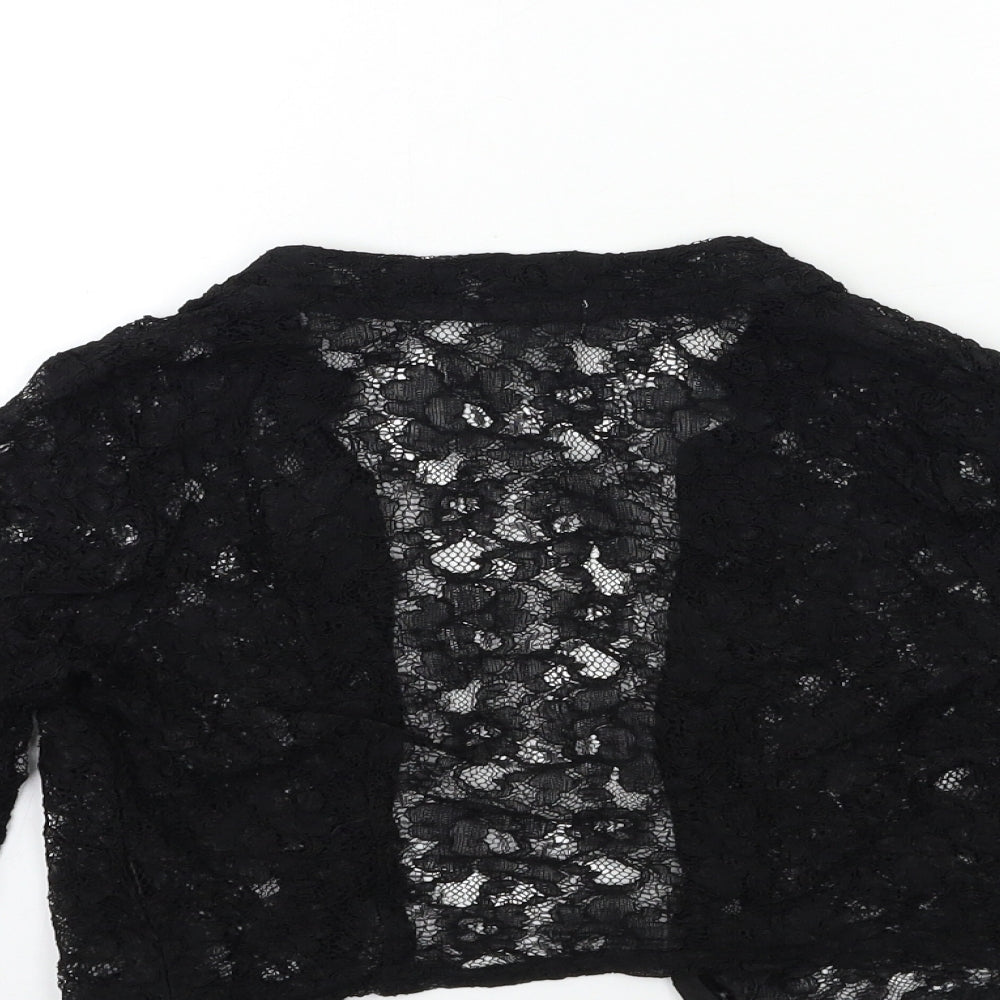 Womens UK Size XS H&M Black Cardigan Jumper