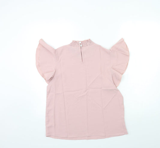 SheIn Womens Pink Basic Blouse Size M