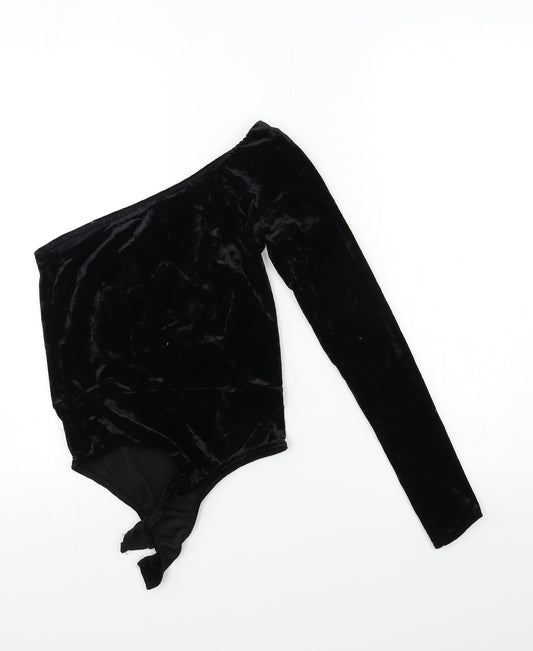Womens UK Size 6 In the Style Black Basic Tank