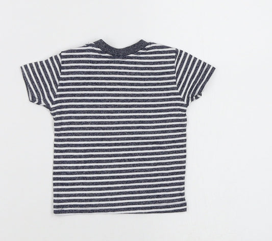 Primark Boys Multicoloured Striped Basic T-Shirt Size 0-3 Months