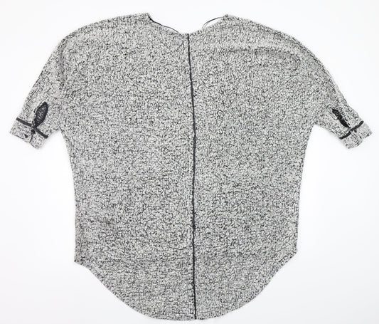 izabel Womens Grey Pullover Jumper Size 8