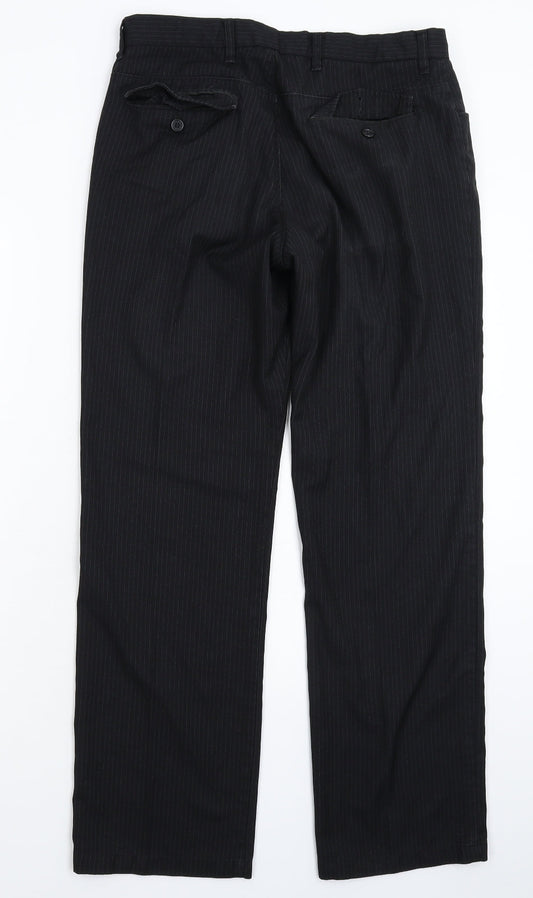 NEXT Mens Blue Striped Dress Pants Trousers Size 32 L30 in