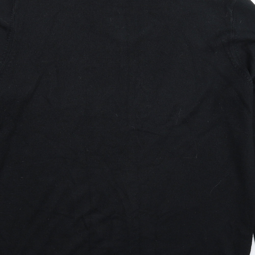 Womens UK Size M Marks and Spencer Black Pullover Jumper