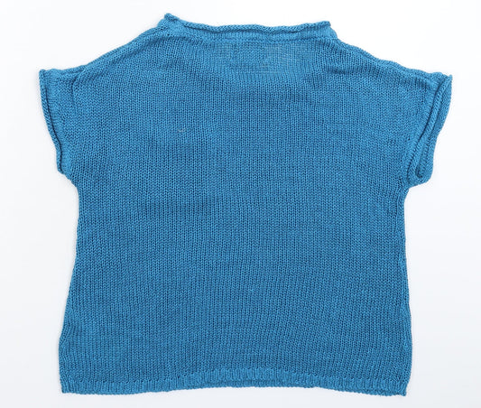 Womens UK Size 8 New Look Blue Pullover Jumper