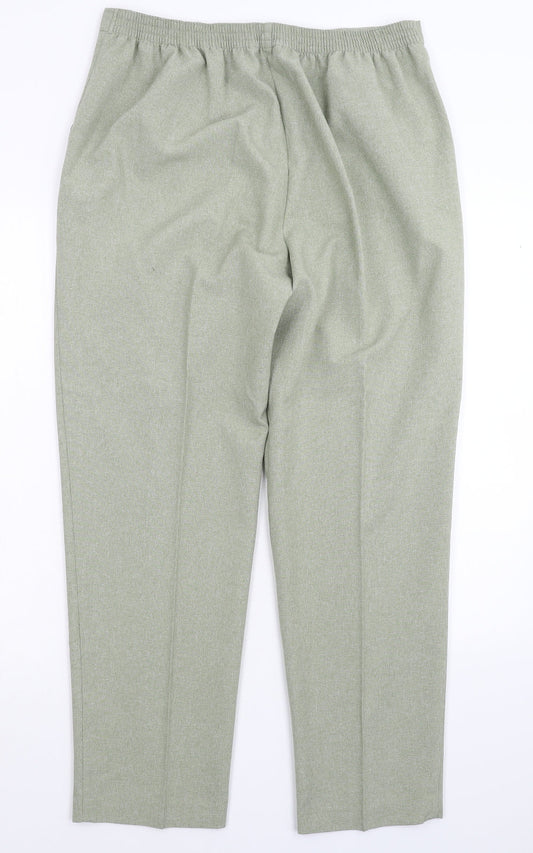 Classic Womens Grey Trousers Size 16 L29 in