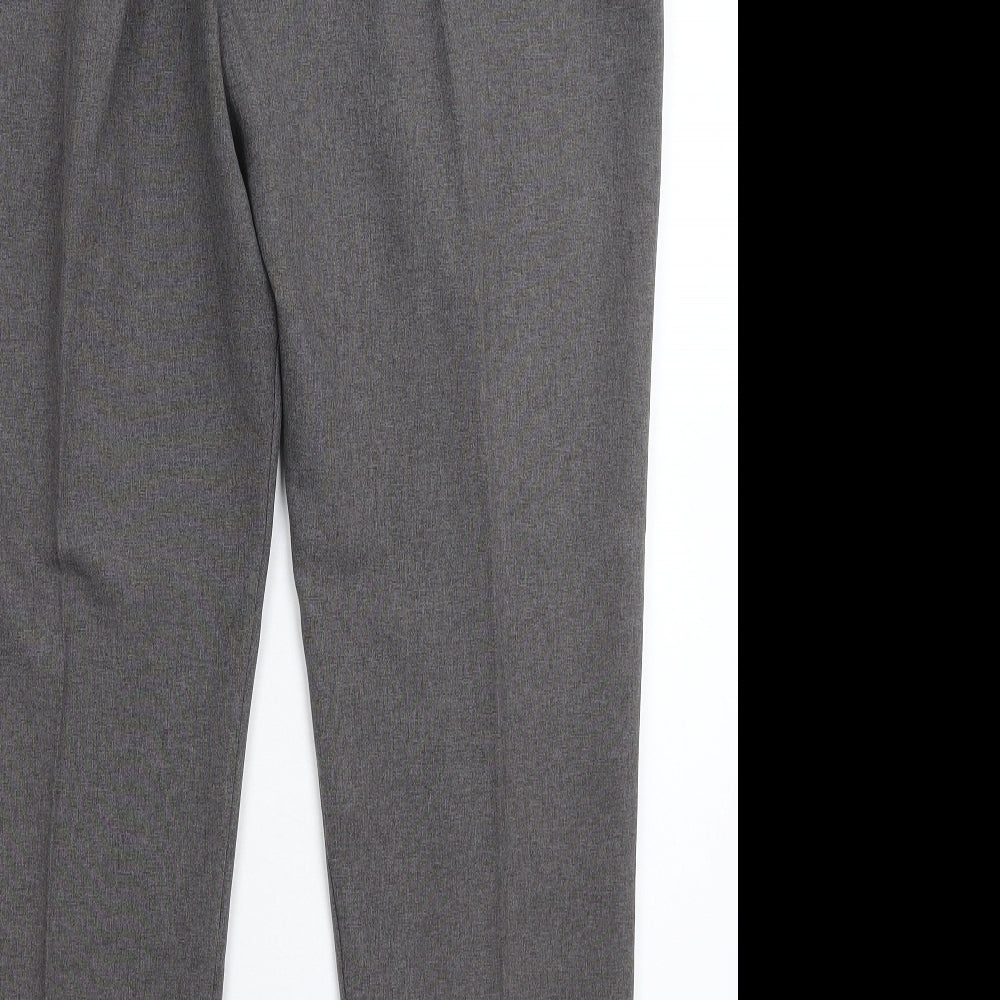 Womens UK Size 38 in Preworn Regular Fit Grey Trousers