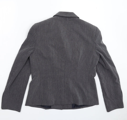 Marks and Spencer Womens Blue Spotted  Jacket Blazer Size 12