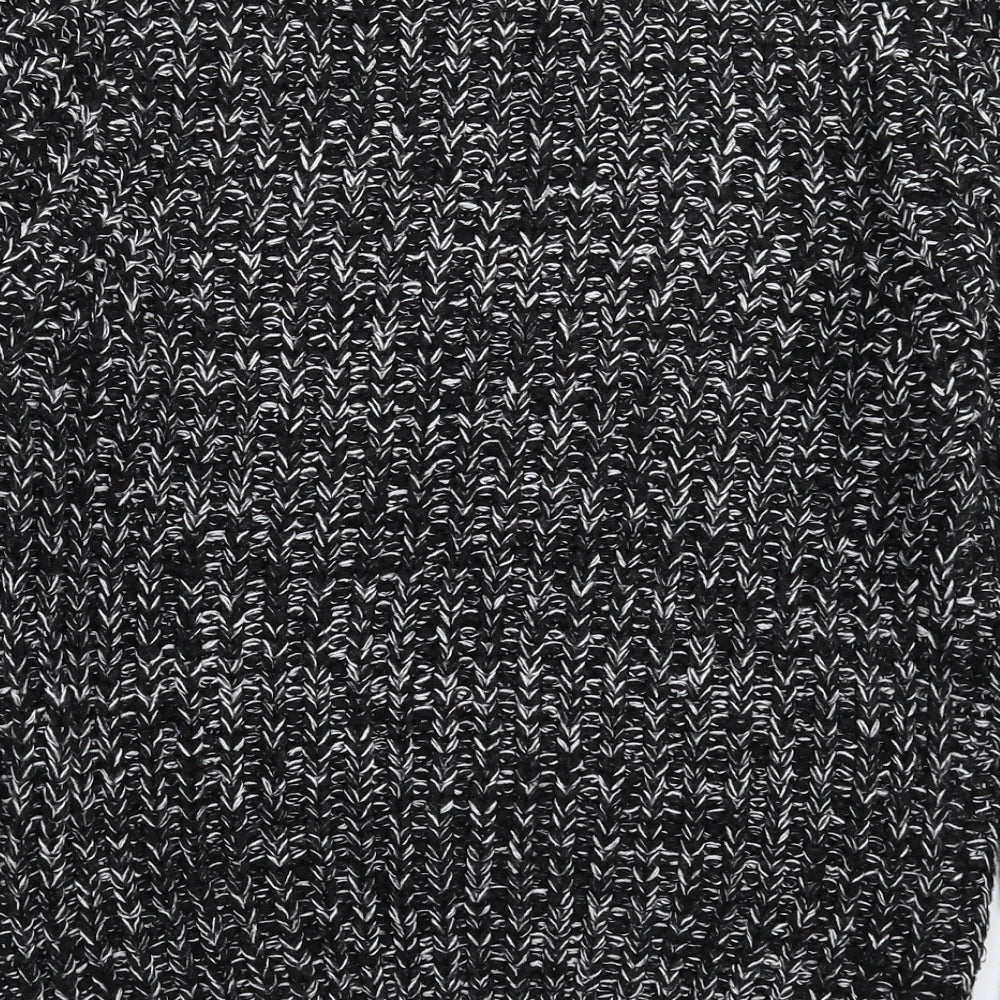 Lee Cooper Womens Black Knit Pullover Jumper Size 14