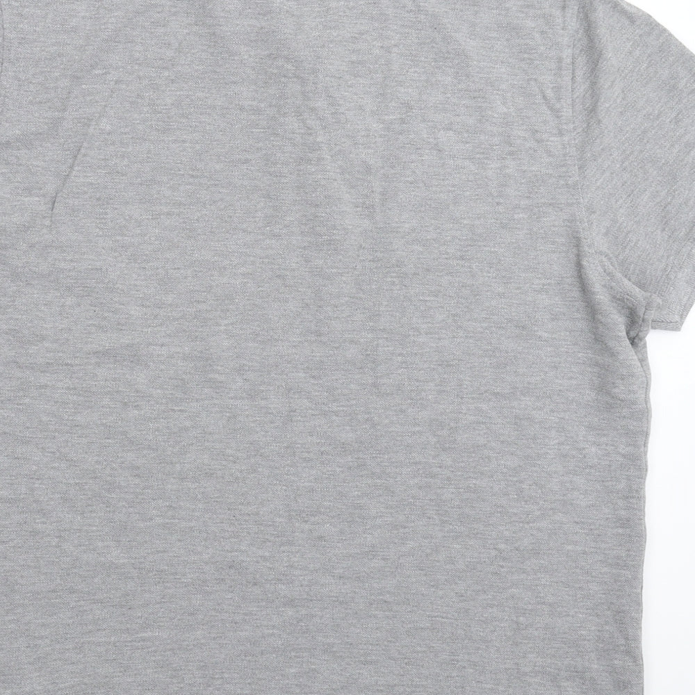 Unbias Mens Grey Polo Size L