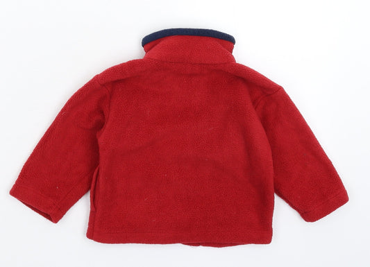 Bermuda Baby Red Fleece Jacket Size 12 Months