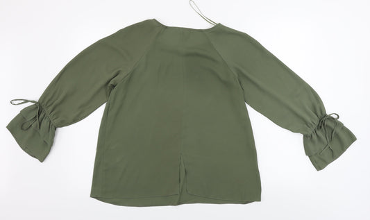 Papaya Womens Grey Basic Blouse Size 12