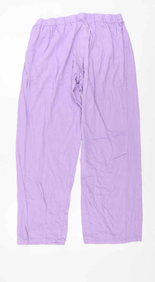 Character Club Womens Purple Trousers Size L L26 in