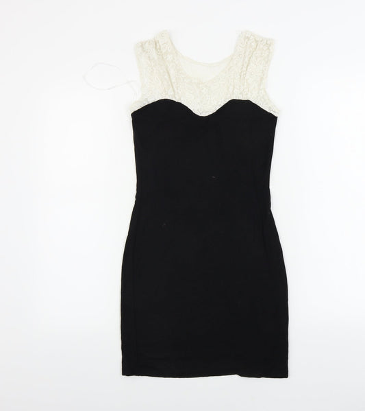 LITTLE MISTRESS Womens Black Bodycon Size M