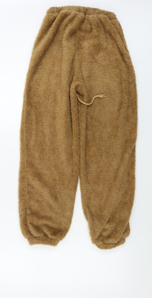 shein Womens Brown Paisley Sweatpants Trousers Size S L23 in