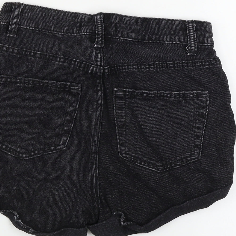 denim co Womens Black Cut-Off Shorts Size 4