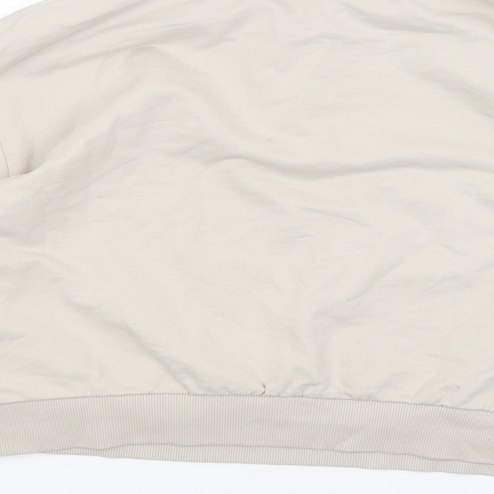 Womens UK Size S Divided Beige Pullover Jumper