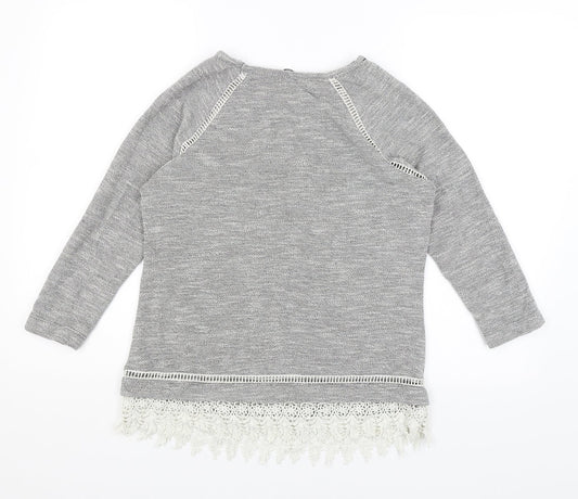 TU Womens Grey Pullover Jumper Size 10