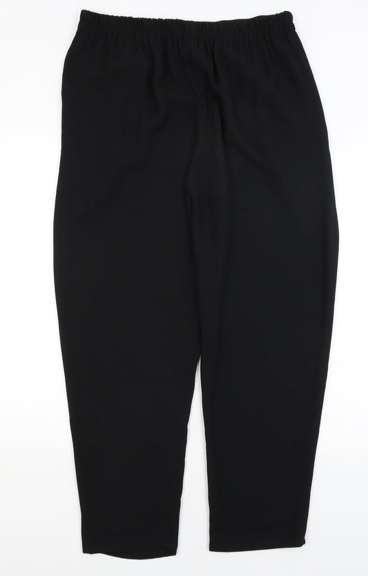 Your Sixth Sense Womens Black Trousers Size 14 L25 in