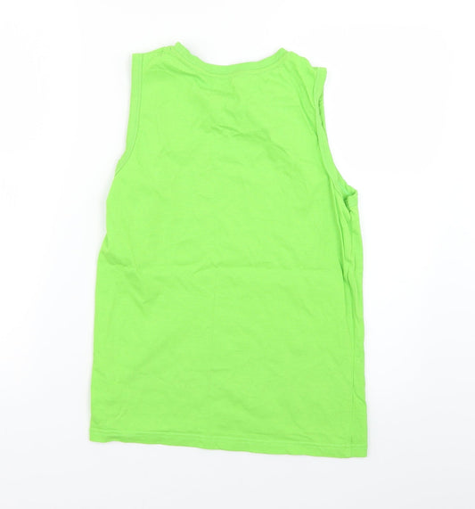 F&F Girls Green Basic T-Shirt Size 11-12 Years