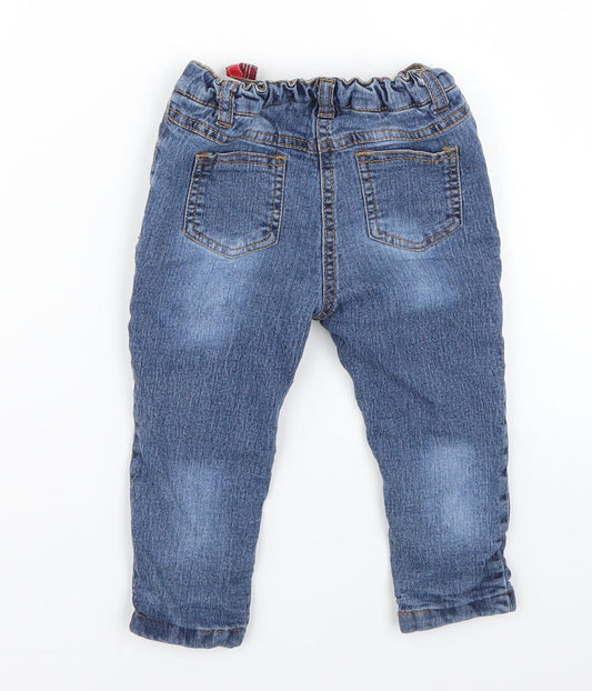 so cute Baby Blue Cropped Jeans Size 12-18 Months