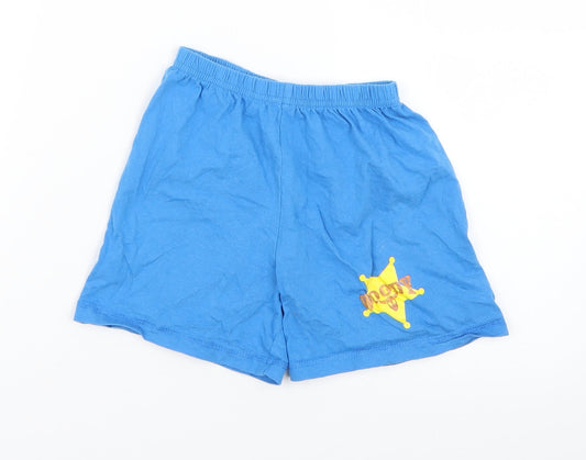 Disney Toy Story Boys Blue Geometric Pyjama Pants Size 4-5 Years - Toy Story