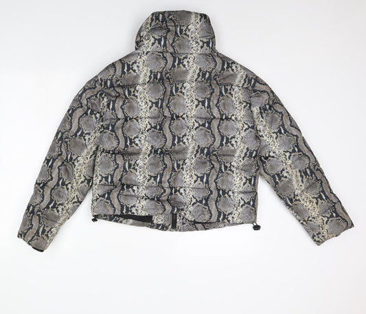 Primark Womens Beige Animal Print Rain Coat Coat Size XS