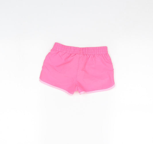 Evie Girls Pink Sweat Shorts Size 5 Years