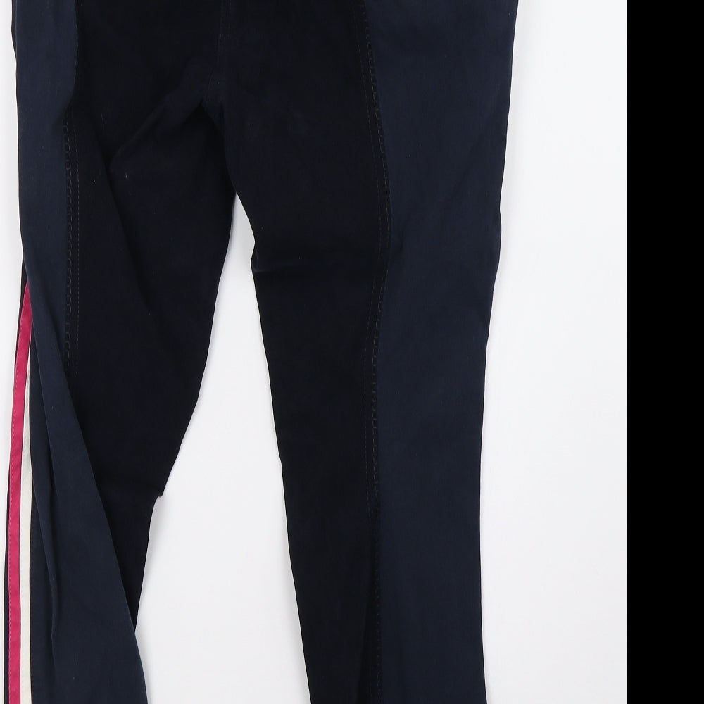 Womens UK Size 34 Preworn Regular Fit Blue Trousers