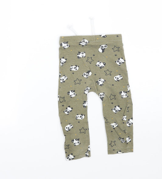 Matalan Baby Green Capri Trousers Size 9 Months