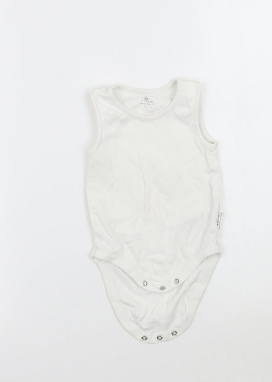 NEXT Boys White Babygrow One-Piece Size 6-9 Months