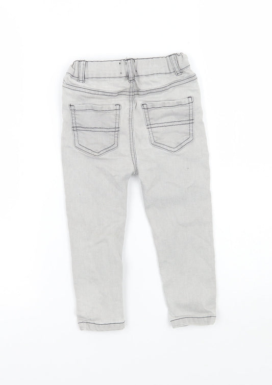 Denim & Co. Baby Grey Capri Jeans Size 18-24 Months