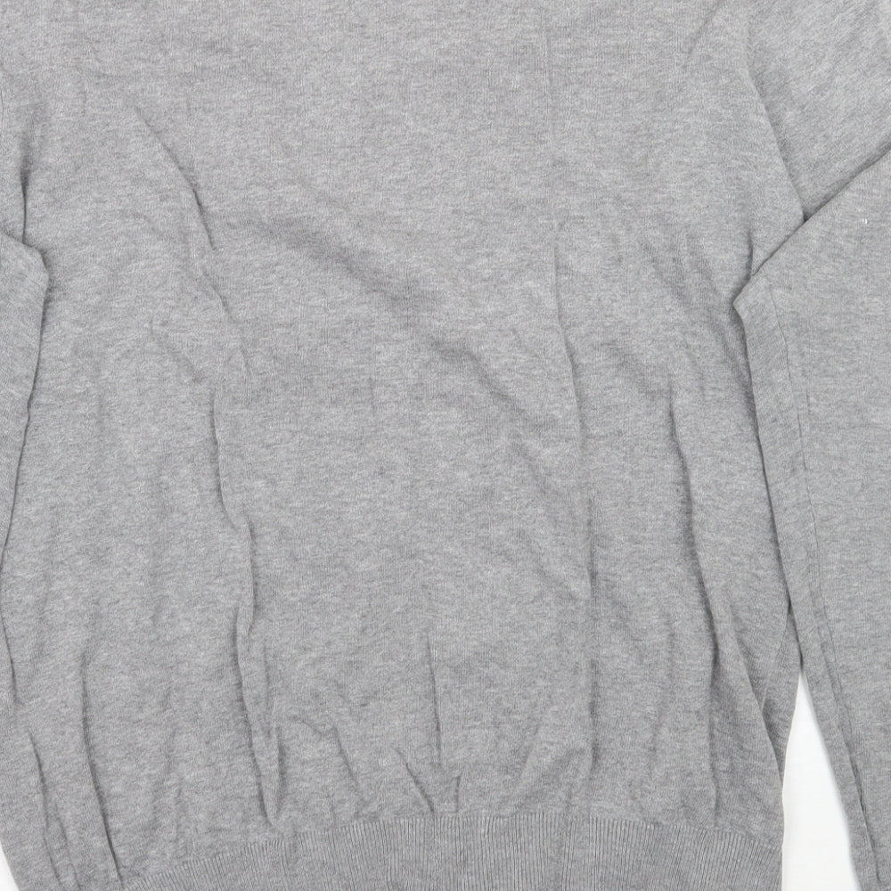 H&M Mens Grey Pullover Jumper Size XL