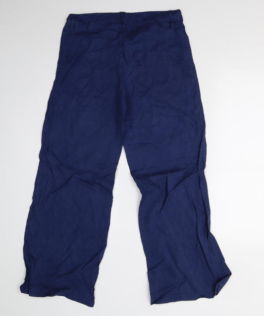 Womens UK Size 36 KappAhl Regular Fit Blue Trousers