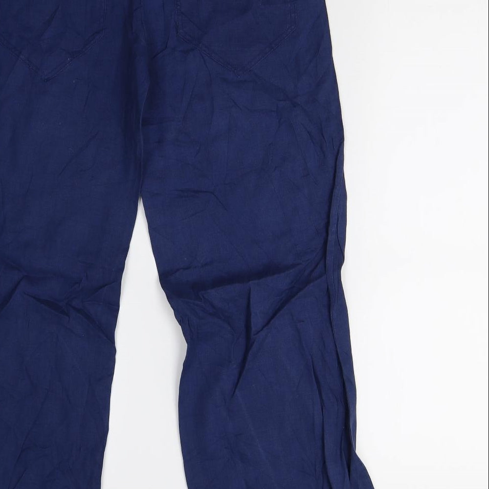 Womens UK Size 36 KappAhl Regular Fit Blue Trousers