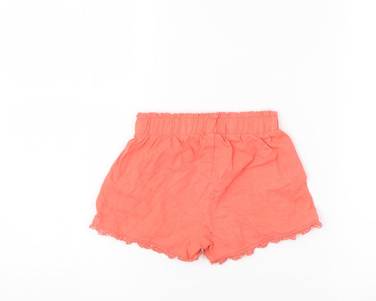 TU Girls Orange Shorts Size 6 Years