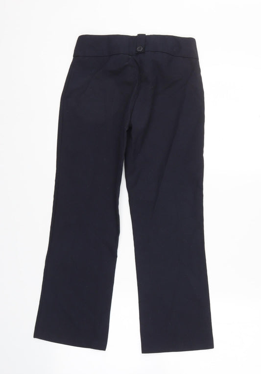 Back To School Girls Blue Trousers Size 8-9 Years - School Trousers