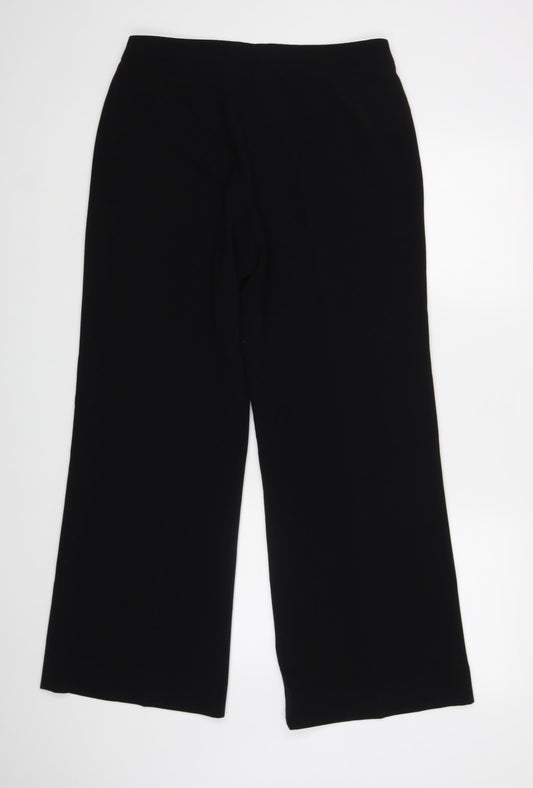 Womens UK Size 16 Joella Di Marco Regular Fit Dress Pants Black Trousers