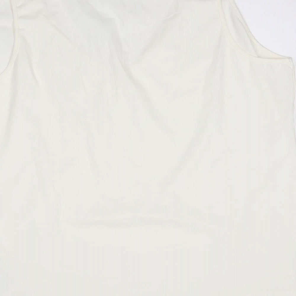 Womens UK Size 2XL BPC White Basic Blouse
