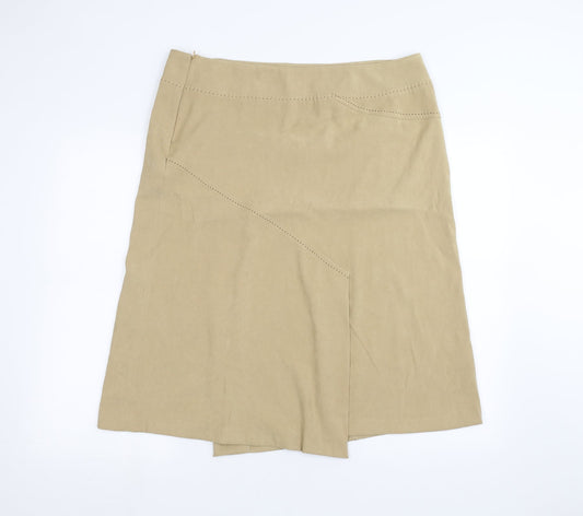 George Womens Brown   A-Line Skirt Size 16