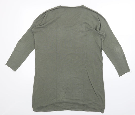 Preworn Womens Green Jumper Dress Size M