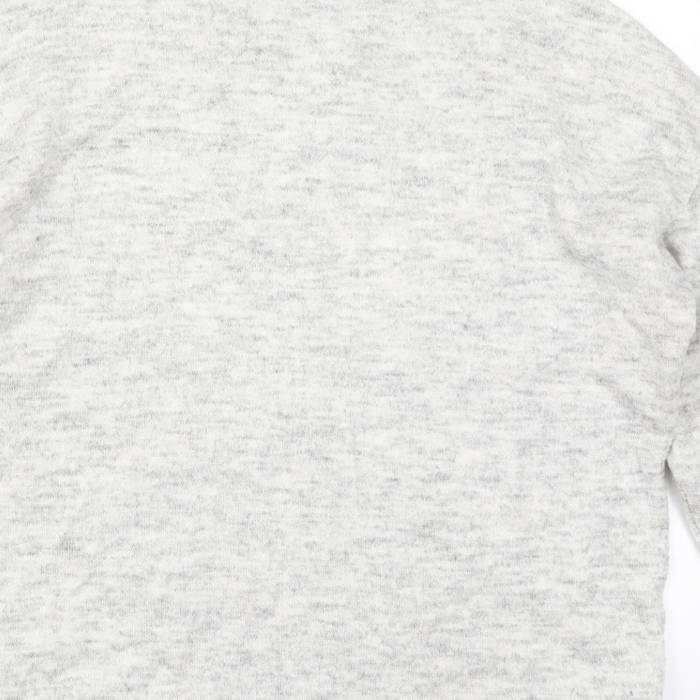 Womens UK Size S New Look Grey Pullover Jumper