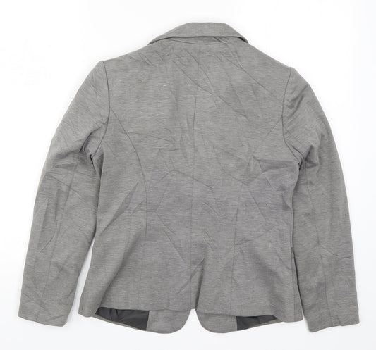 Dorothy Perkins Womens Grey Jacket Suit Jacket Size 8