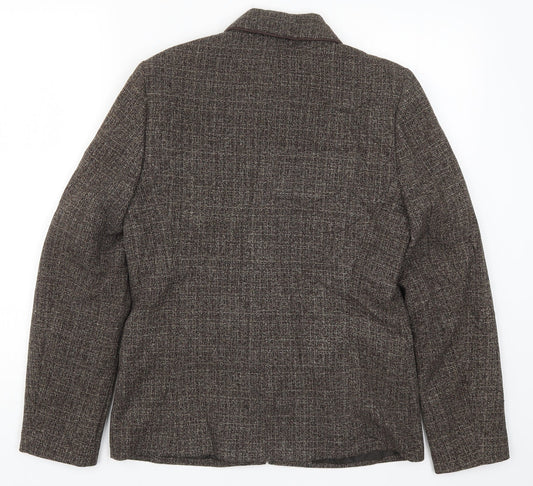 Womens UK Size 12 M&Co Brown Jacket