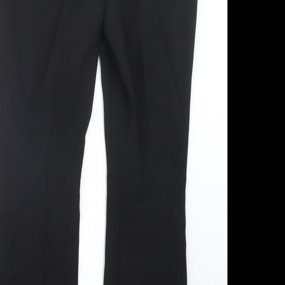 Womens UK Size 12 Atmosphere Regular Fit Black Trousers