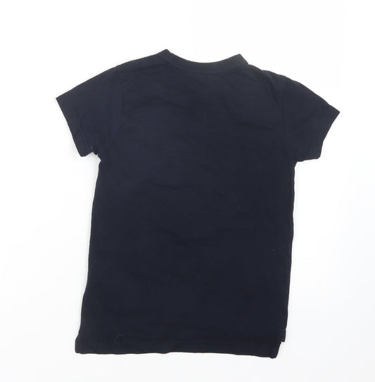 Rebel Boys Blue Basic T-Shirt Size 5-6 Years