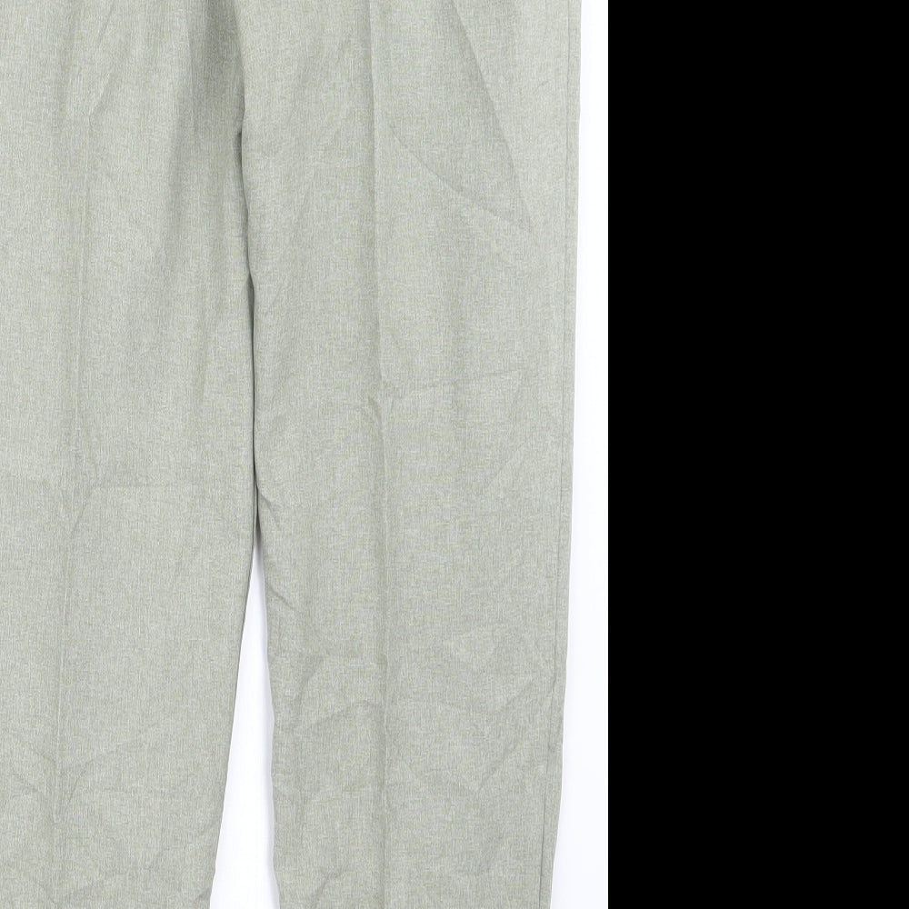 Classic Womens Green Trousers Size 16 L27.5 in