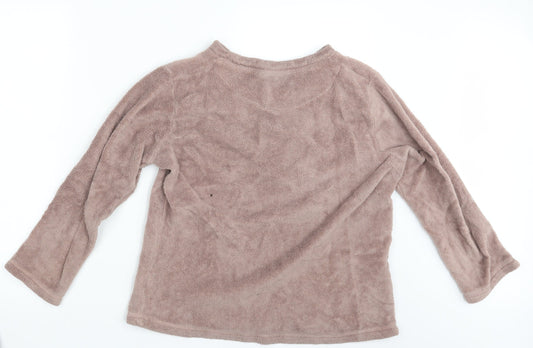 Love to Lounge Womens Pink Pullover Jumper Size 10 - Let's Go Wild
