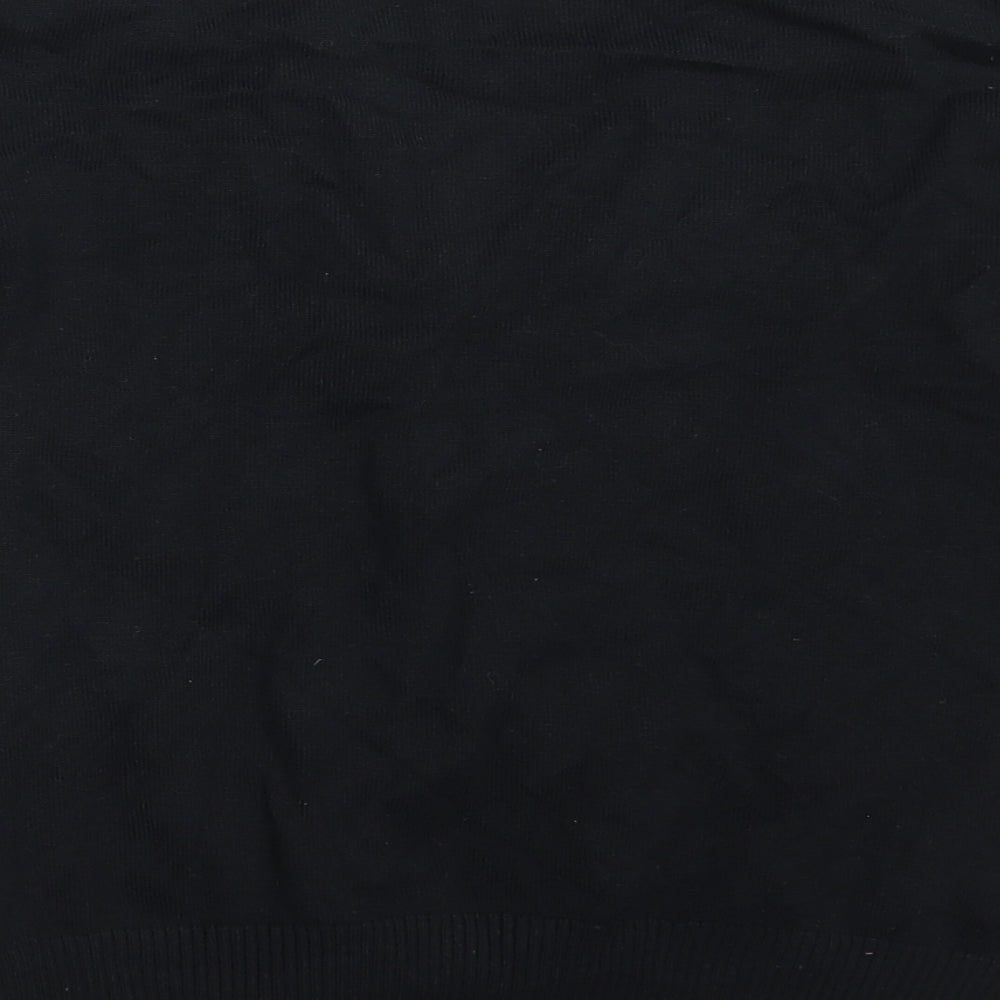 Womens UK Size 10 Papaya Black Cardigan Jumper